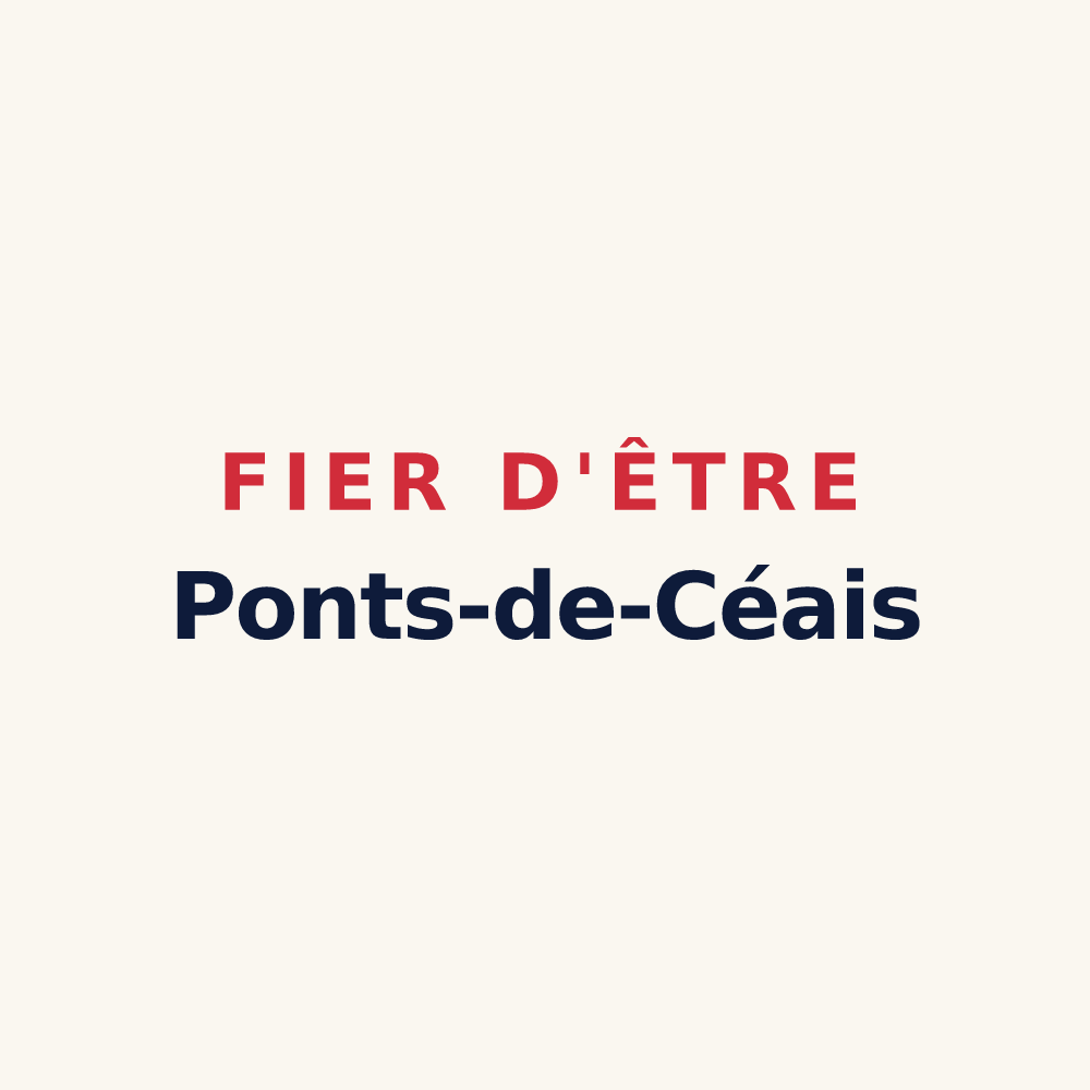 Tasse « Fier d'être Ponts-de-Céais » — design pour Les Ponts-de-Cé