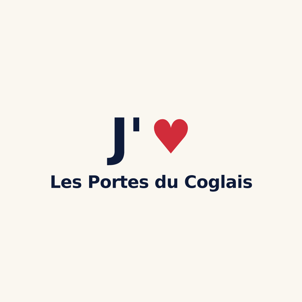 Tasse personnalisée Les Portes du Coglais — design J'aime Les Portes du Coglais