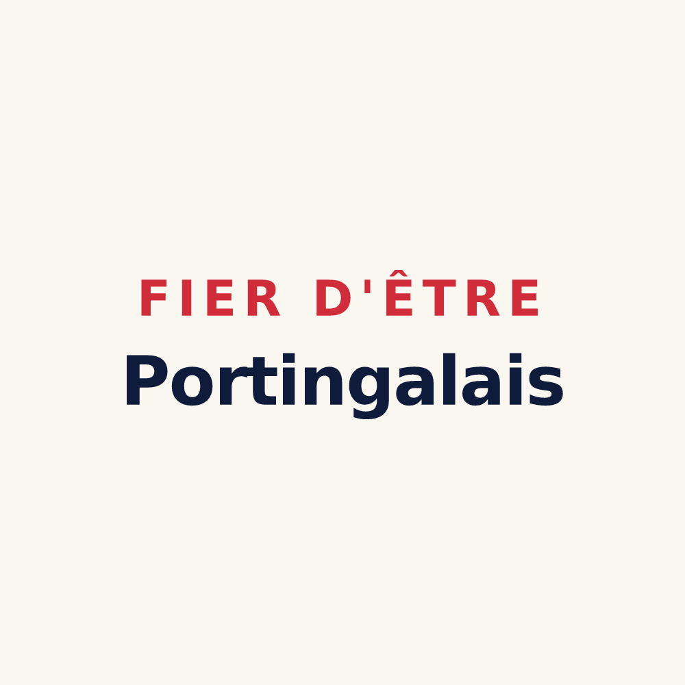 Tasse « Fier d'être Portingalais » — design pour Les Portes-en-Ré