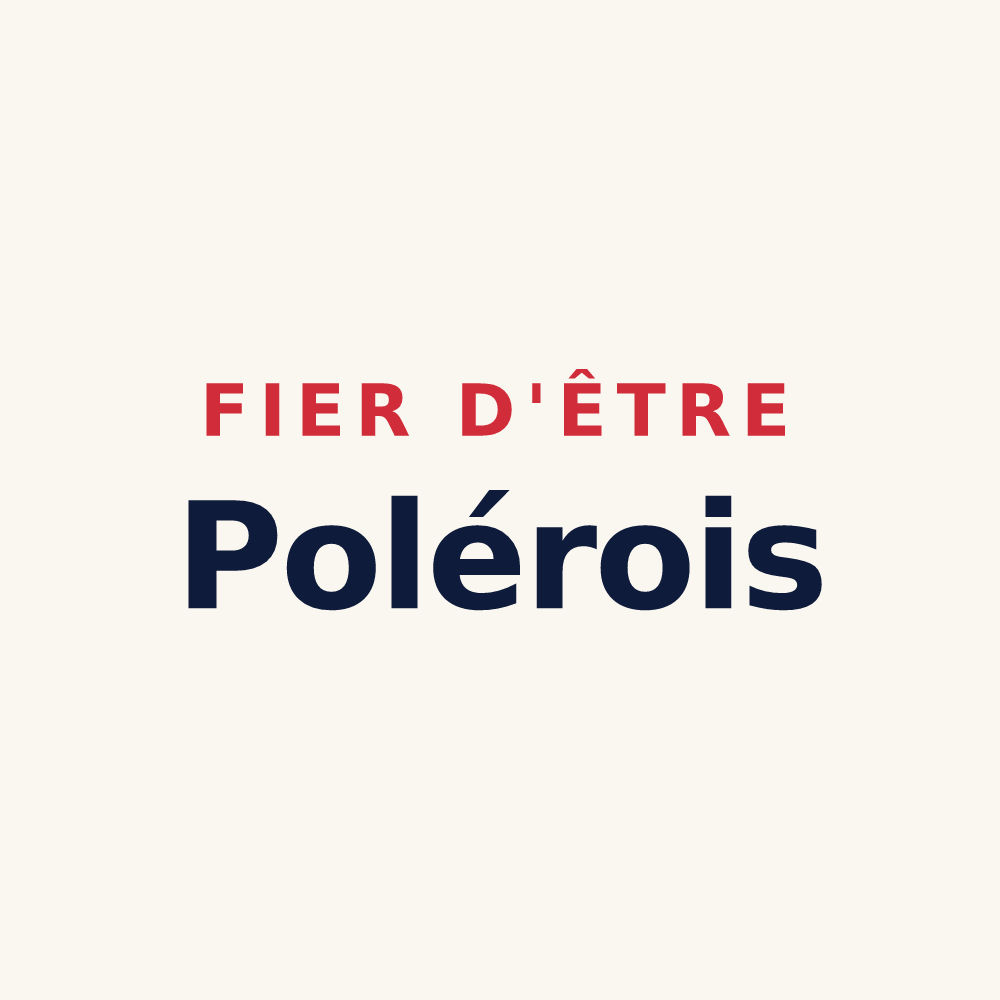 Tasse « Fier d'être Polérois » — design pour Les Poulières