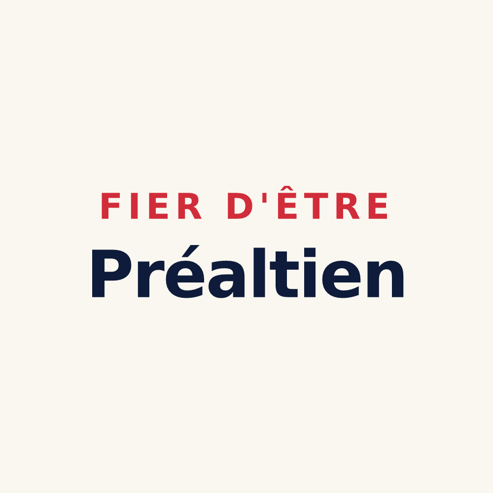Tasse « Fier d'être Préaltien » — design pour Les Préaux