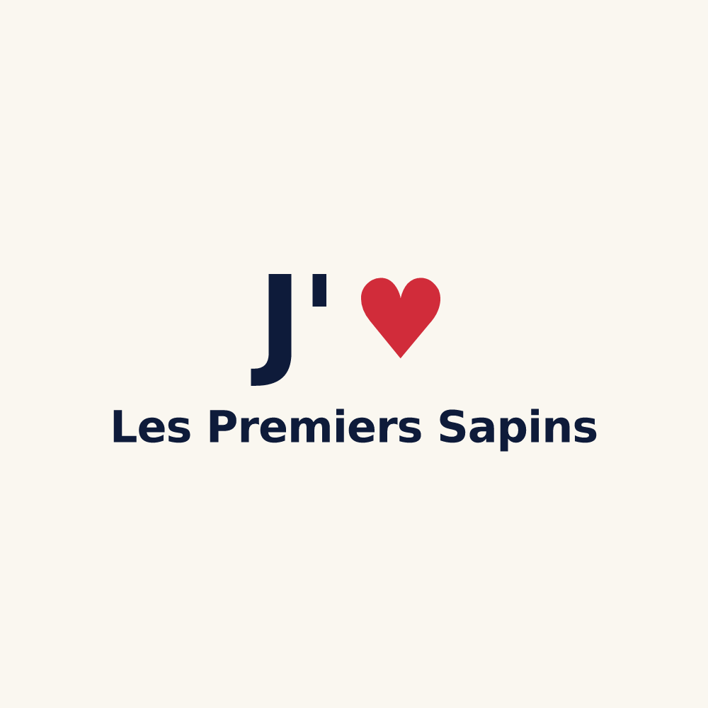 Tasse personnalisée Les Premiers Sapins — design J'aime Les Premiers Sapins