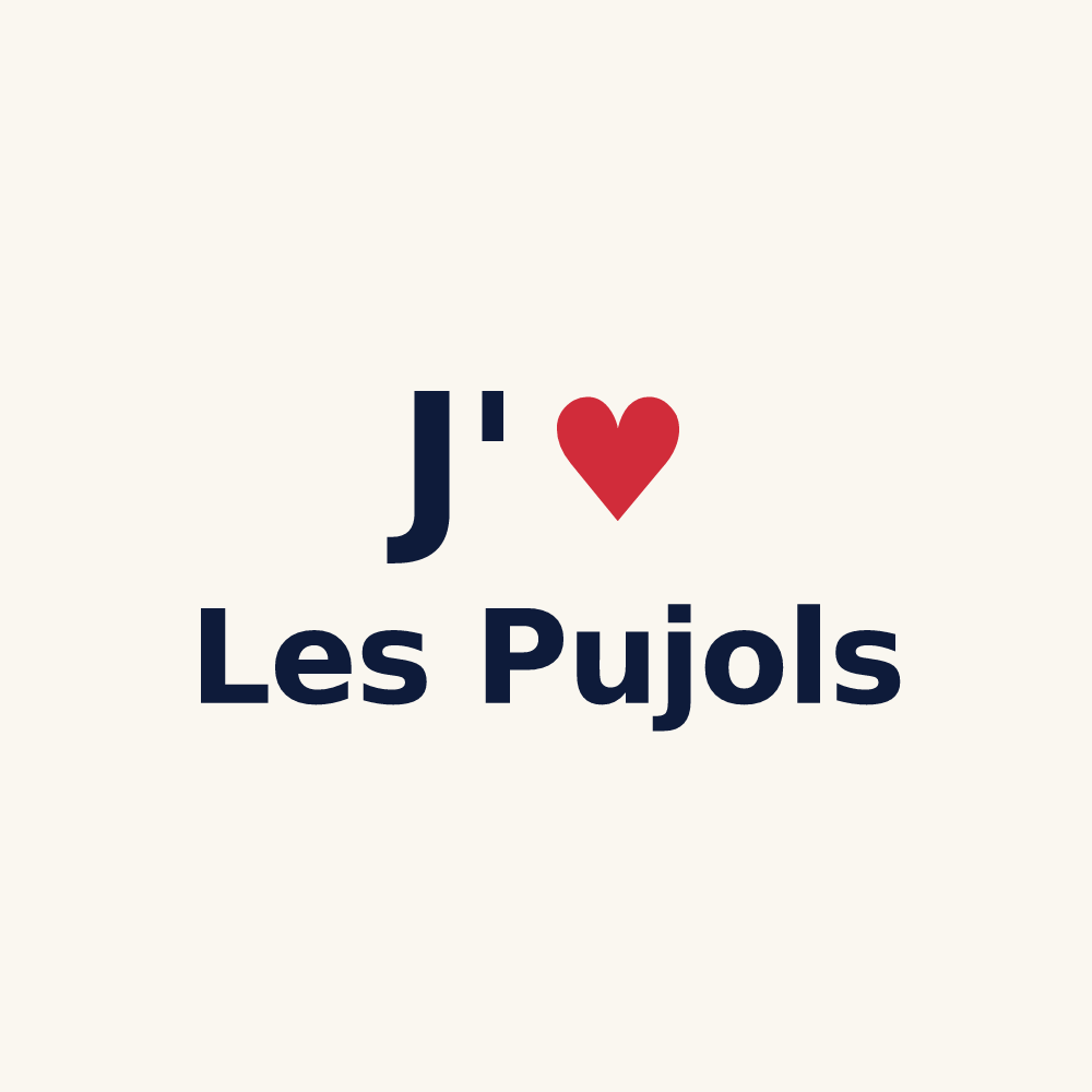 Tasse personnalisée Les Pujols — design J'aime Les Pujols