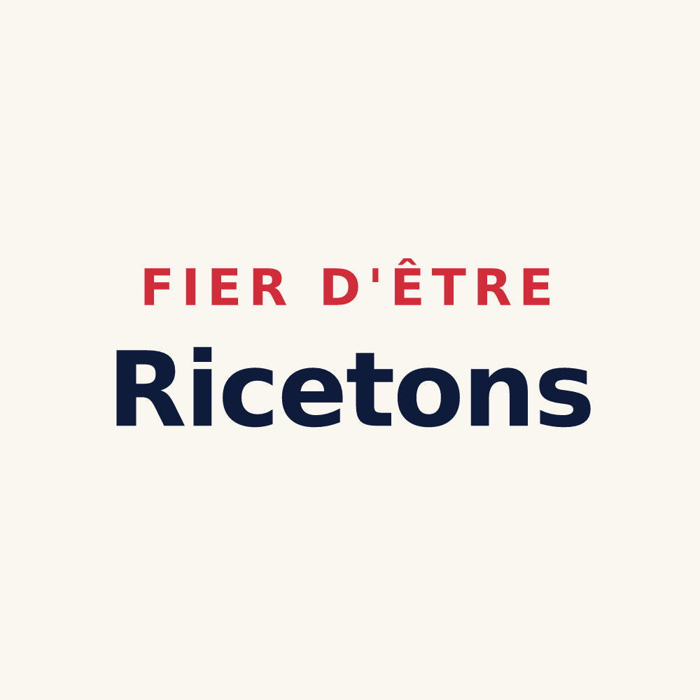 Tasse « Fier d'être Ricetons » — design pour Les Riceys