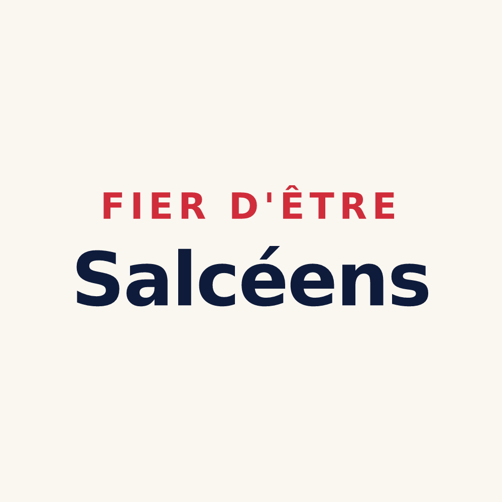 Tasse « Fier d'être Salcéens » — design pour Les Salces