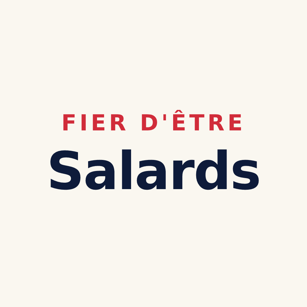 Tasse « Fier d'être Salards » — design pour Les Salles