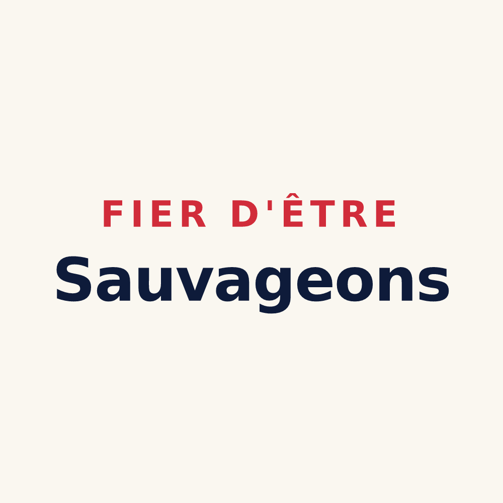 Tasse « Fier d'être Sauvageons » — design pour Les Sauvages