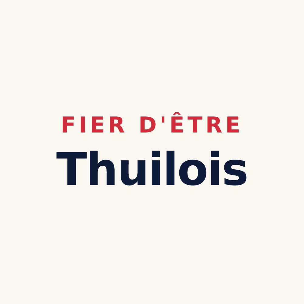 Tasse « Fier d'être Thuilois » — design pour Les Thuiles