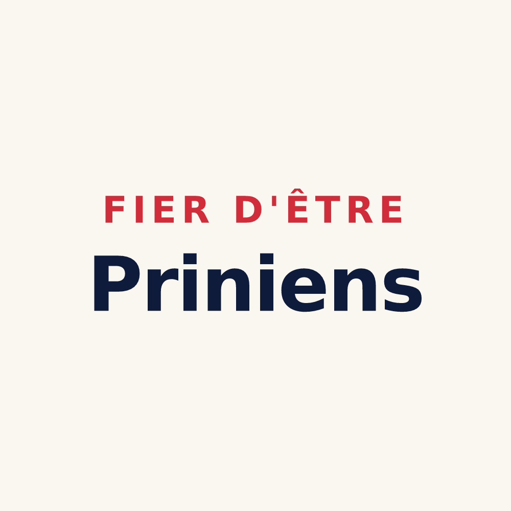 Tasse « Fier d'être Priniens » — design pour Les Touches-de-Périgny