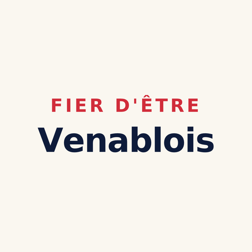Tasse « Fier d'être Venablois » — design pour Les Trois Lacs