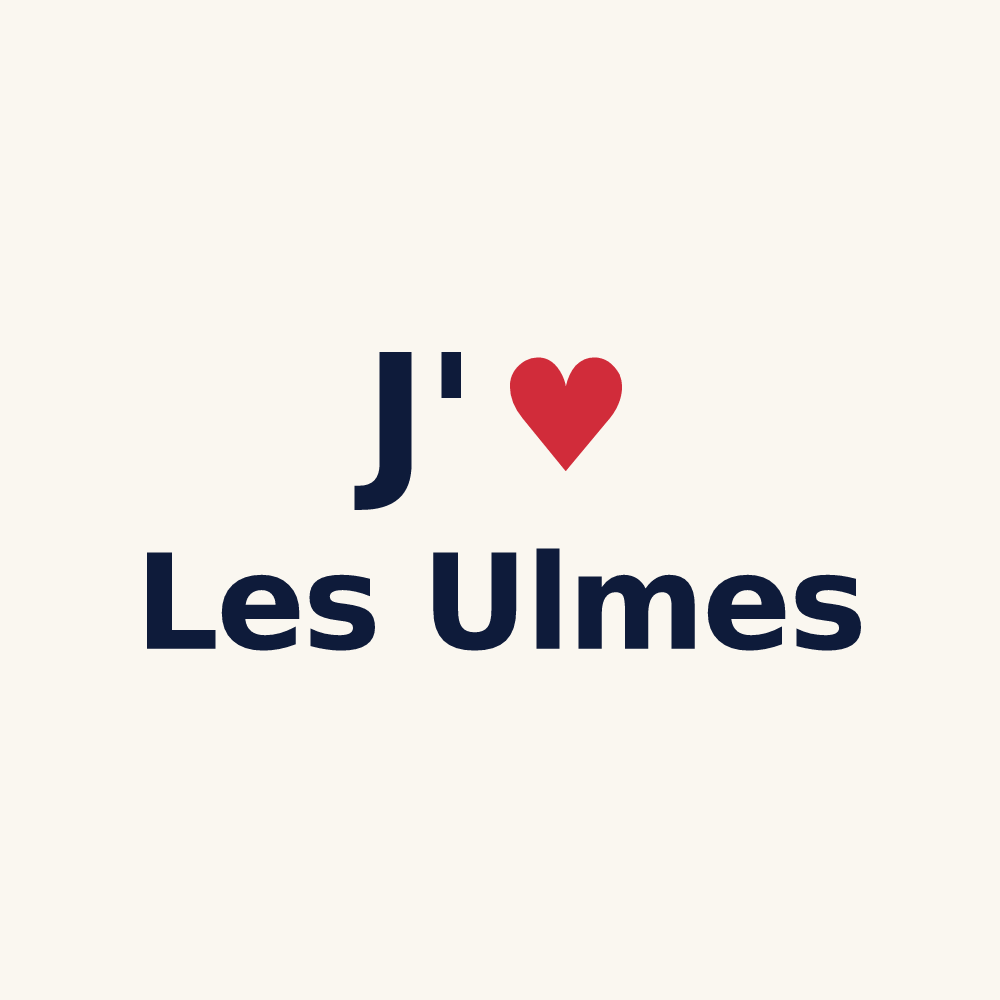 Tasse personnalisée Les Ulmes — design J'aime Les Ulmes