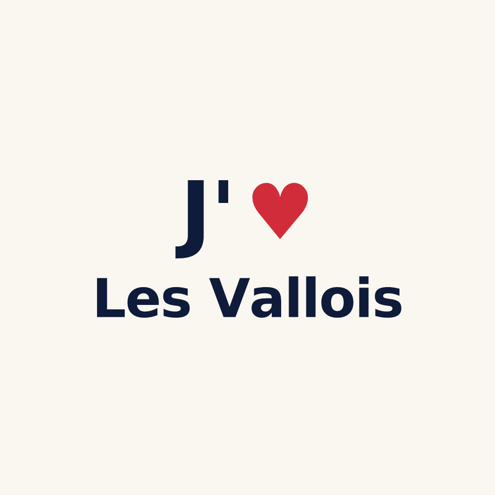 Tasse personnalisée Les Vallois — design J'aime Les Vallois