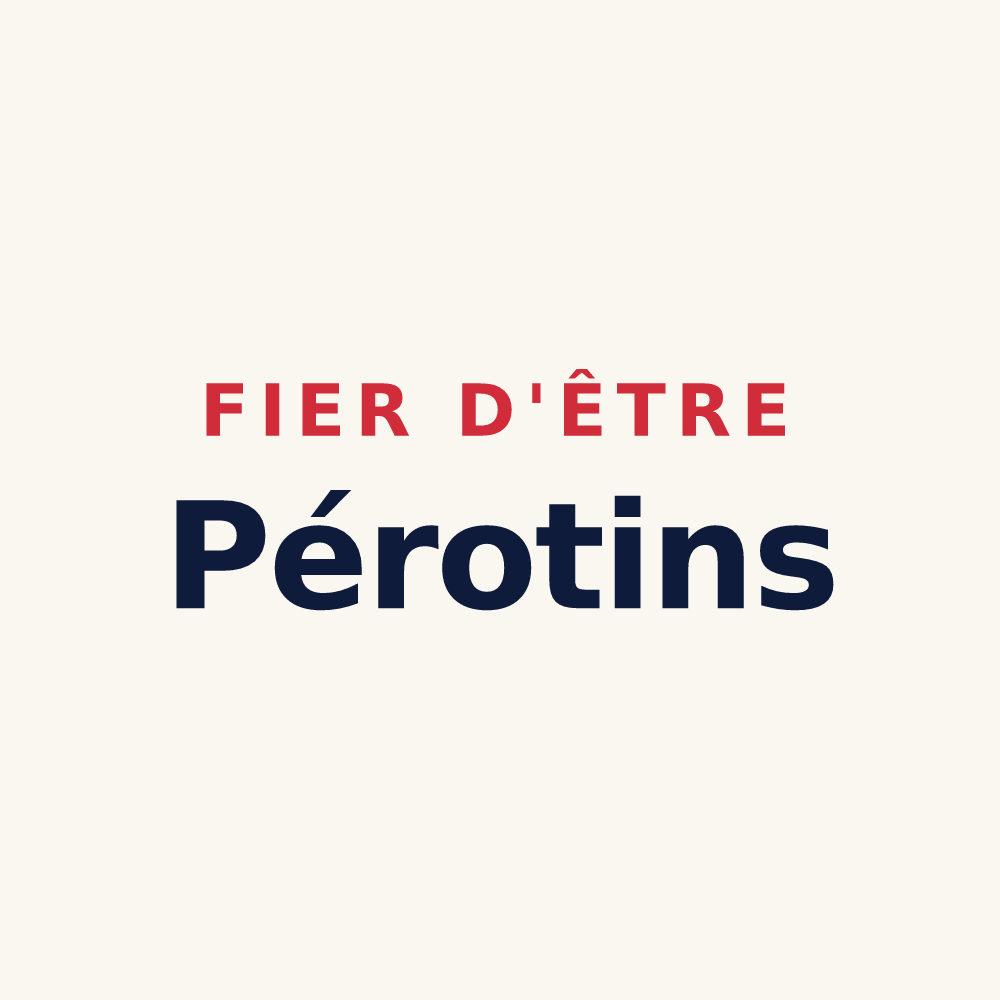 Tasse « Fier d'être Pérotins » — design pour Les Velluire-sur-Vendée