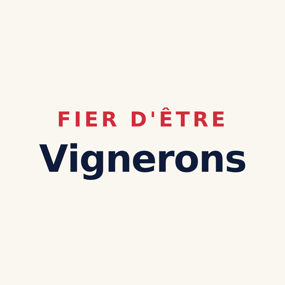 Tasse « Fier d'être Vignerons » — design pour Les Vigneaux