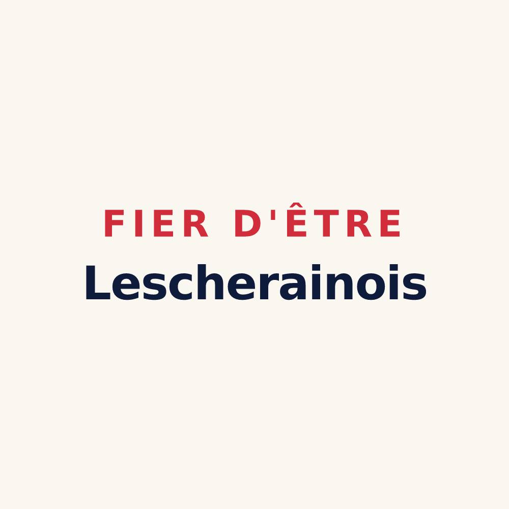 Tasse « Fier d'être Lescherainois » — design pour Lescheraines