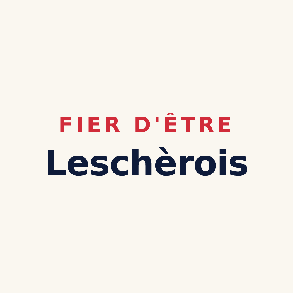 Tasse « Fier d'être Leschèrois » — design pour Leschères-sur-le-Blaiseron
