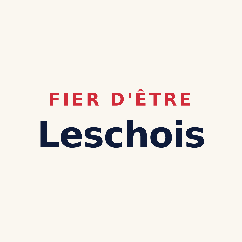 Tasse « Fier d'être Leschois » — design pour Lesches
