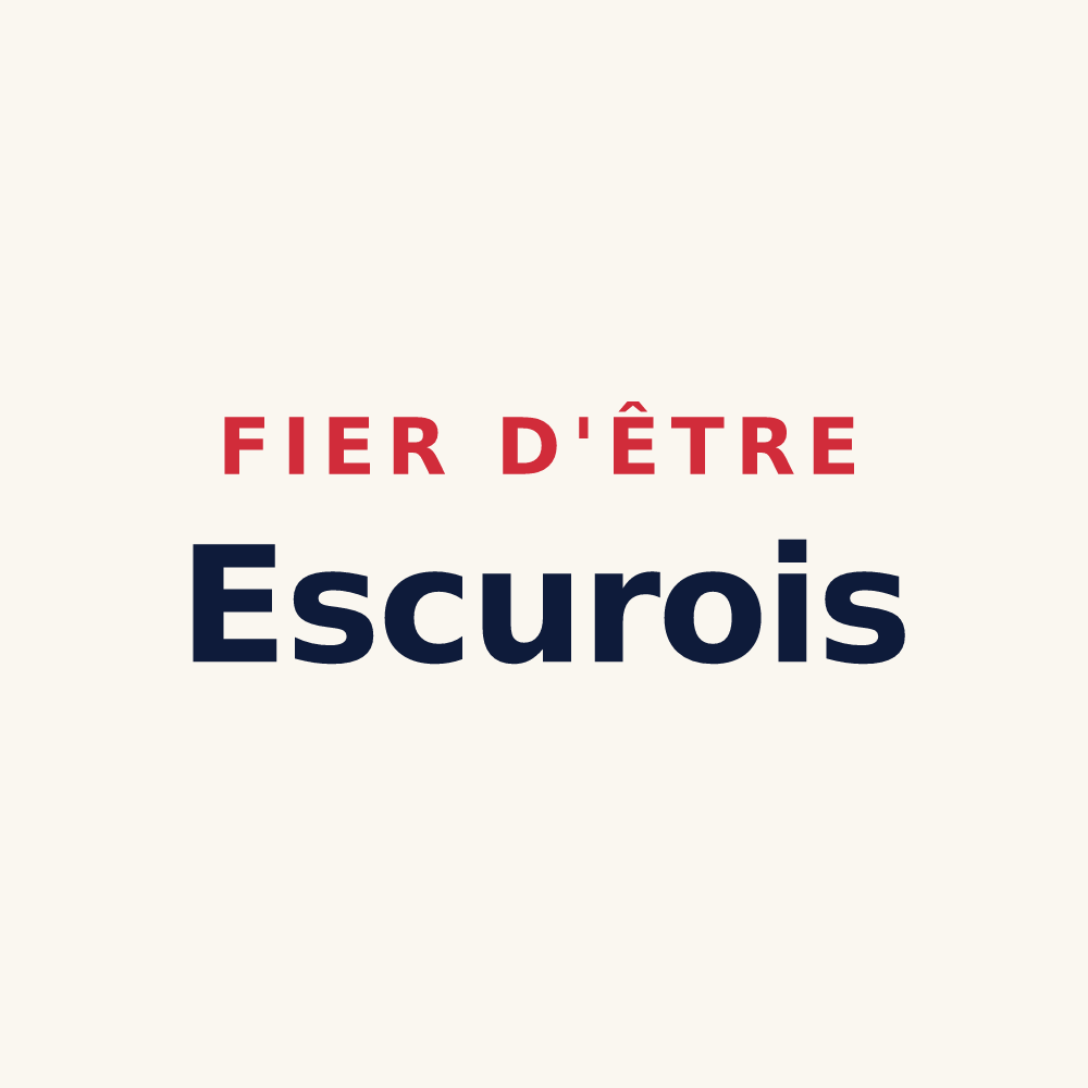 Tasse « Fier d'être Escurois » — design pour Lescure
