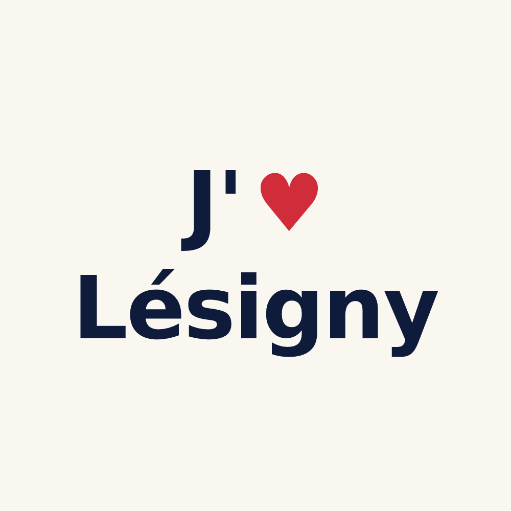 Tasse personnalisée Lésigny — design J'aime Lésigny