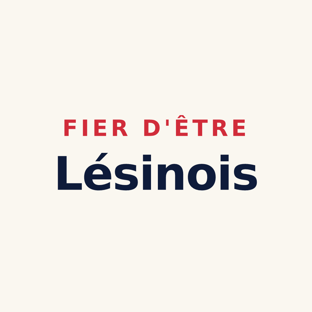 Tasse « Fier d'être Lésinois » — design pour Lésigny