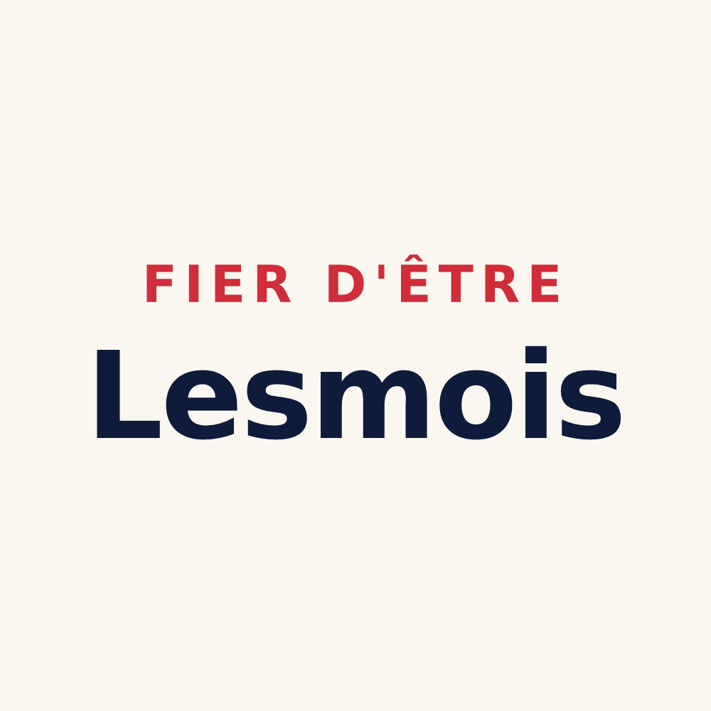 Tasse « Fier d'être Lesmois » — design pour Lesme