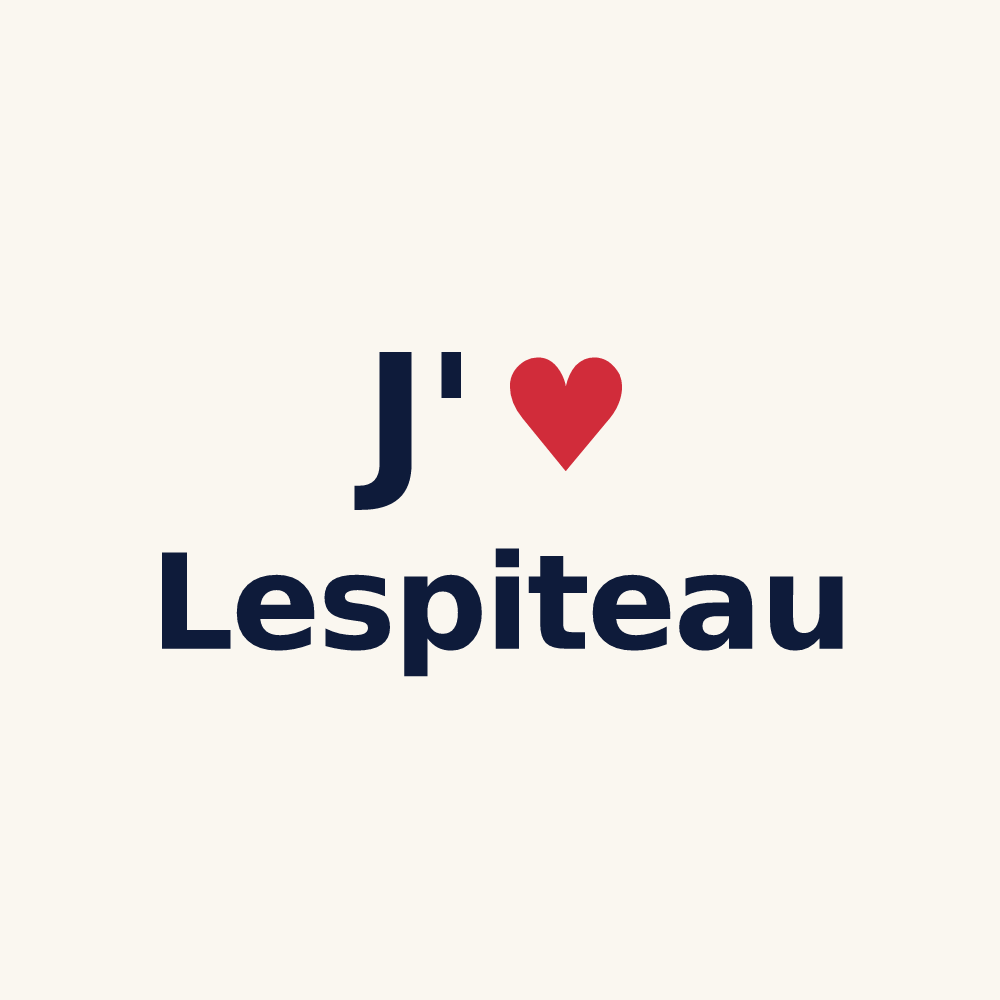 Tasse personnalisée Lespiteau — design J'aime Lespiteau
