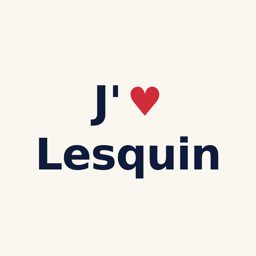 Tasse personnalisée Lesquin — design J'aime Lesquin