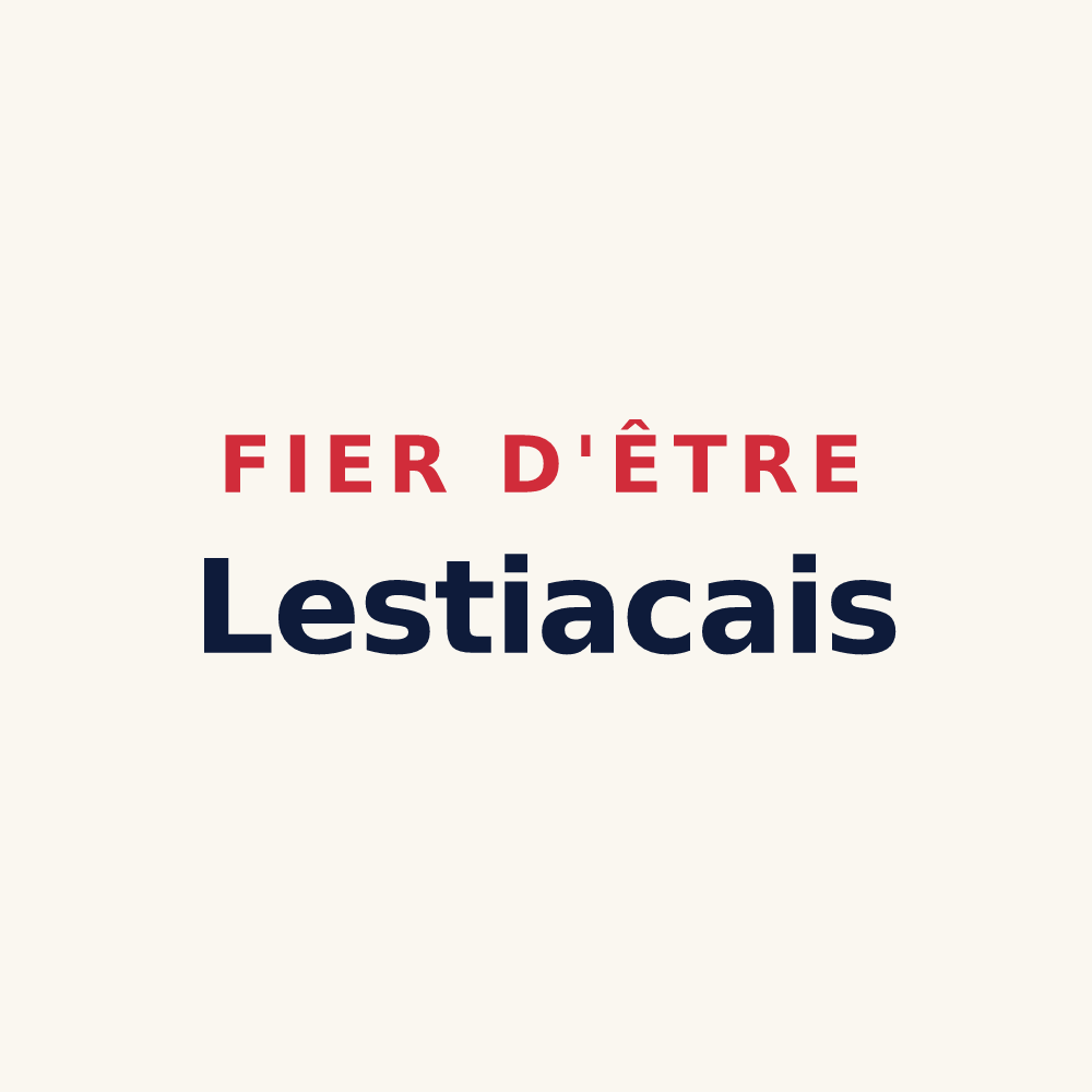 Tasse « Fier d'être Lestiacais » — design pour Lestiac-sur-Garonne