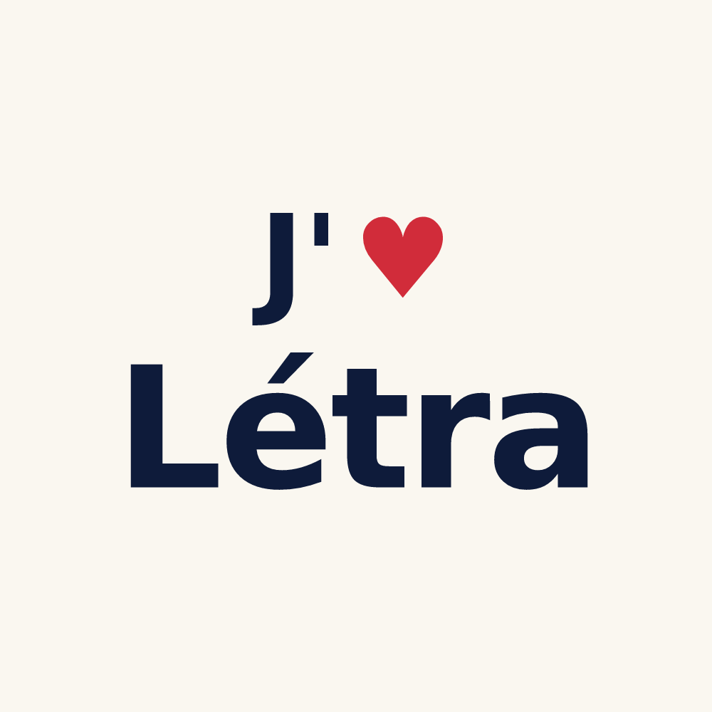 Tasse personnalisée Létra — design J'aime Létra