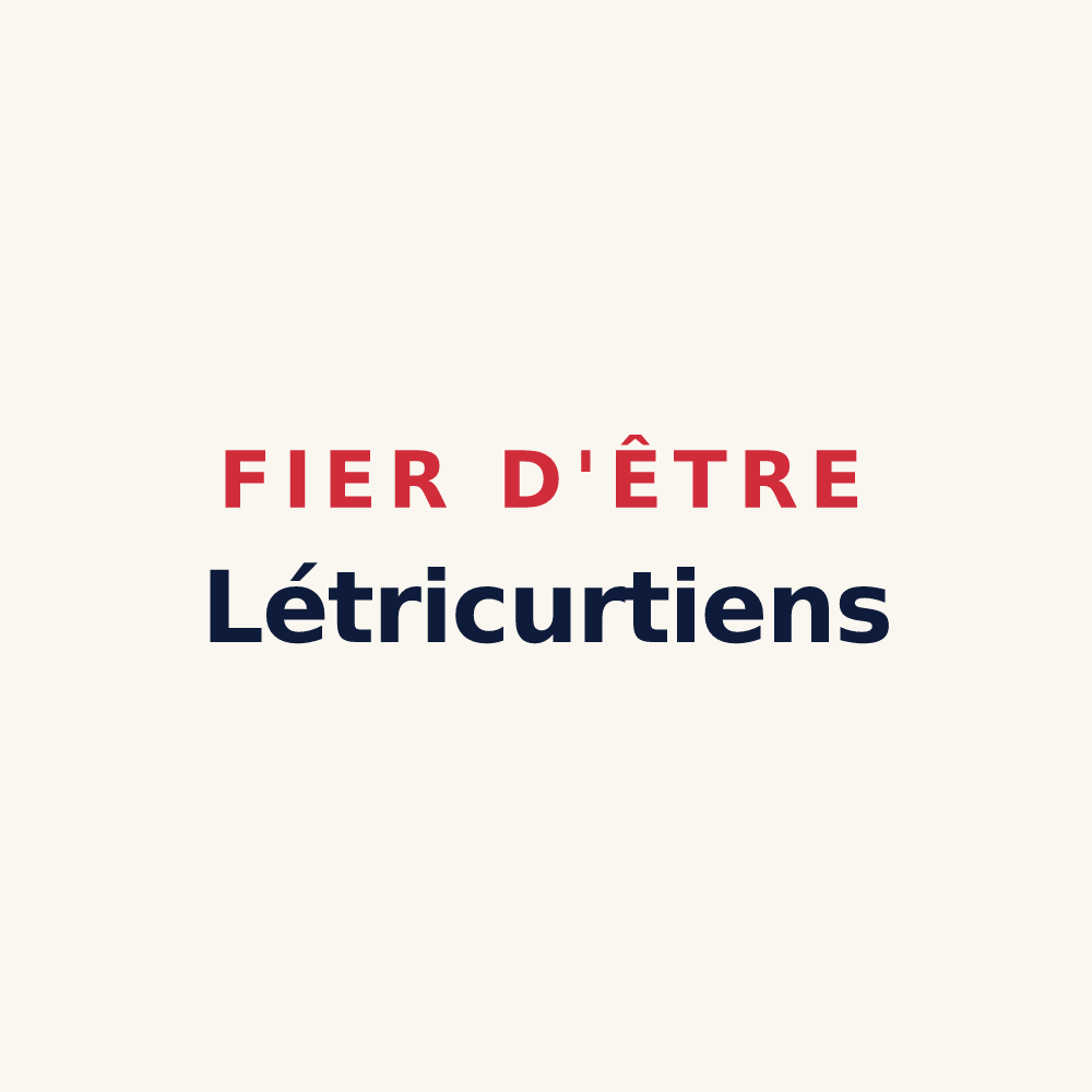 Tasse « Fier d'être Létricurtiens » — design pour Létricourt