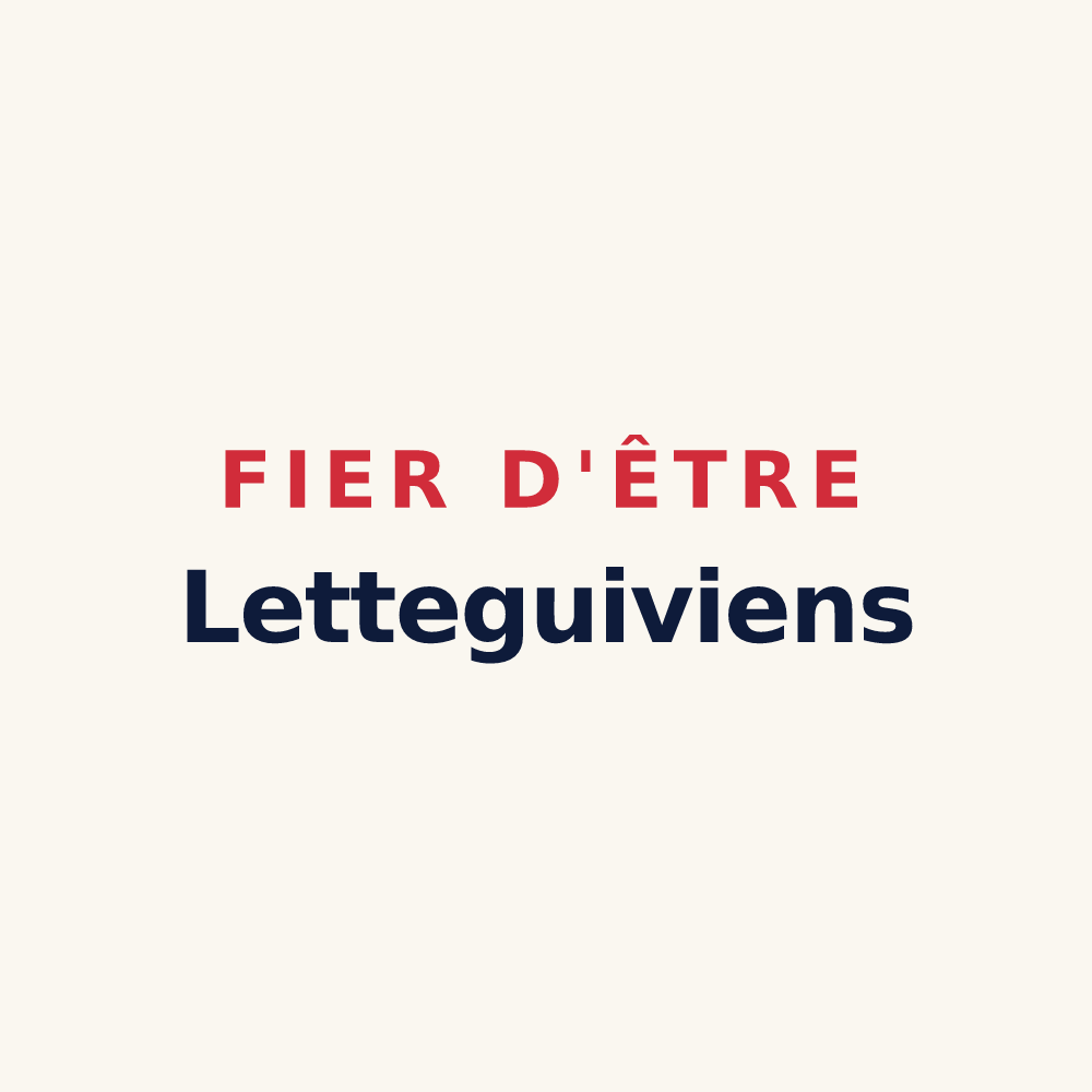 Tasse « Fier d'être Letteguiviens » — design pour Letteguives