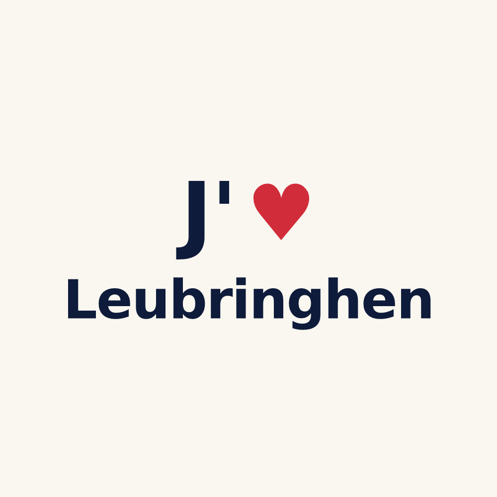 Tasse personnalisée Leubringhen — design J'aime Leubringhen