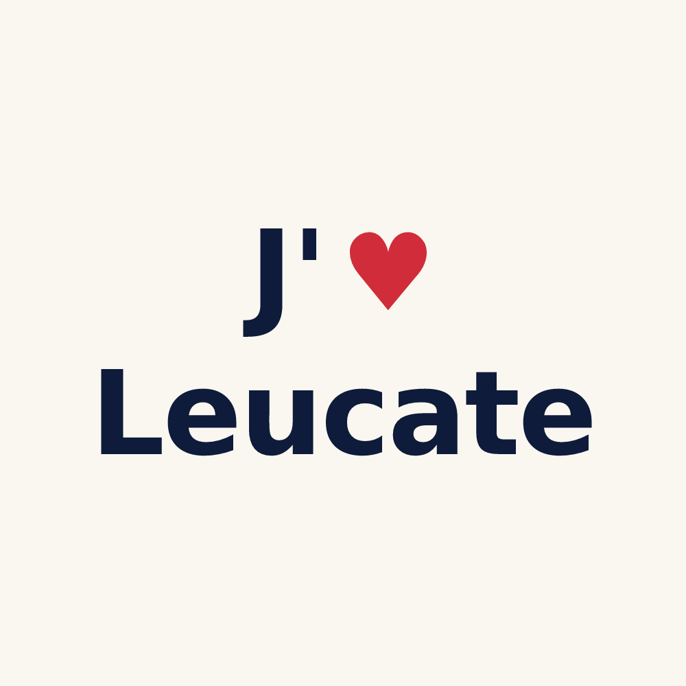 Tasse personnalisée Leucate — design J'aime Leucate