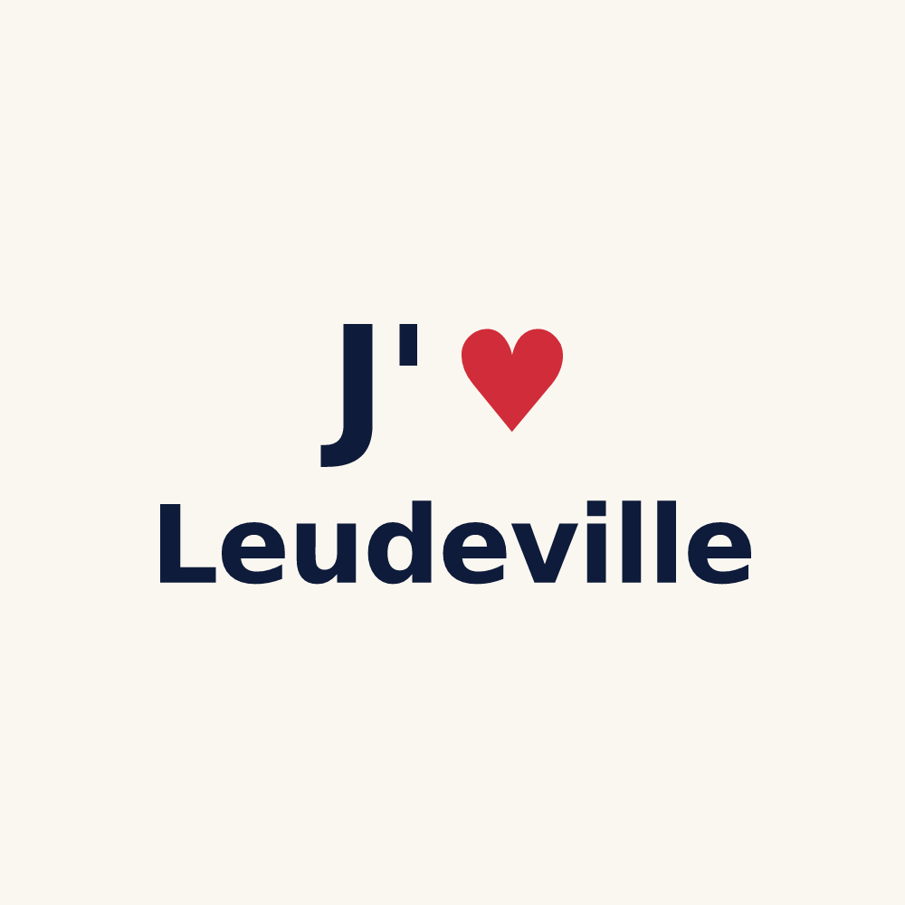 Tasse personnalisée Leudeville — design J'aime Leudeville