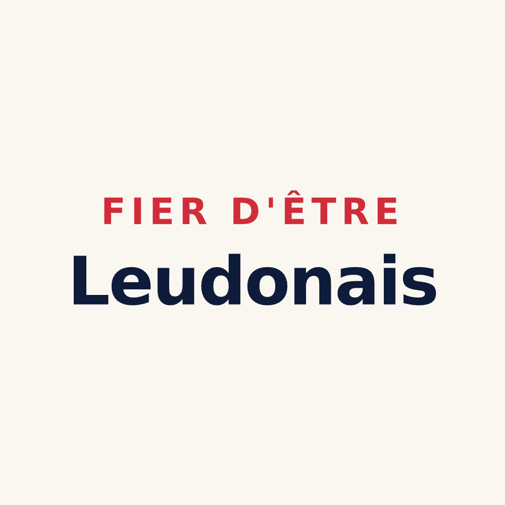 Tasse « Fier d'être Leudonais » — design pour Leudon-en-Brie