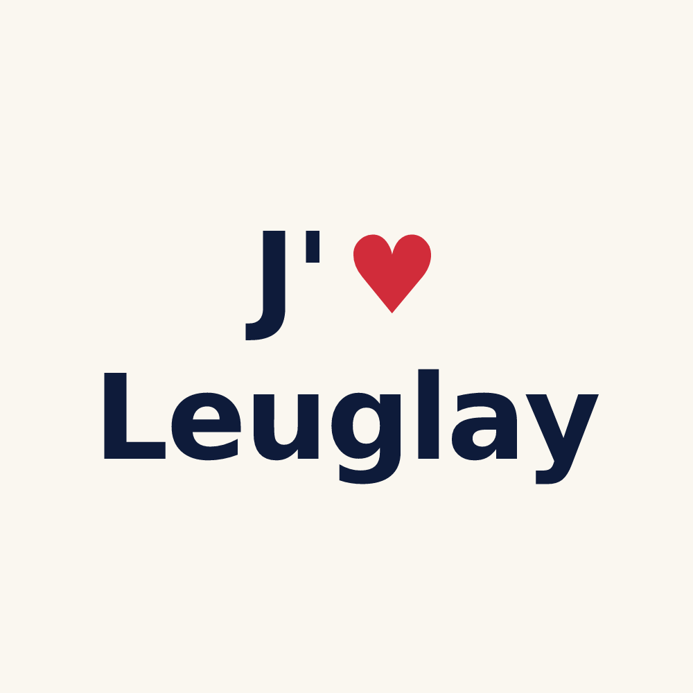 Tasse personnalisée Leuglay — design J'aime Leuglay