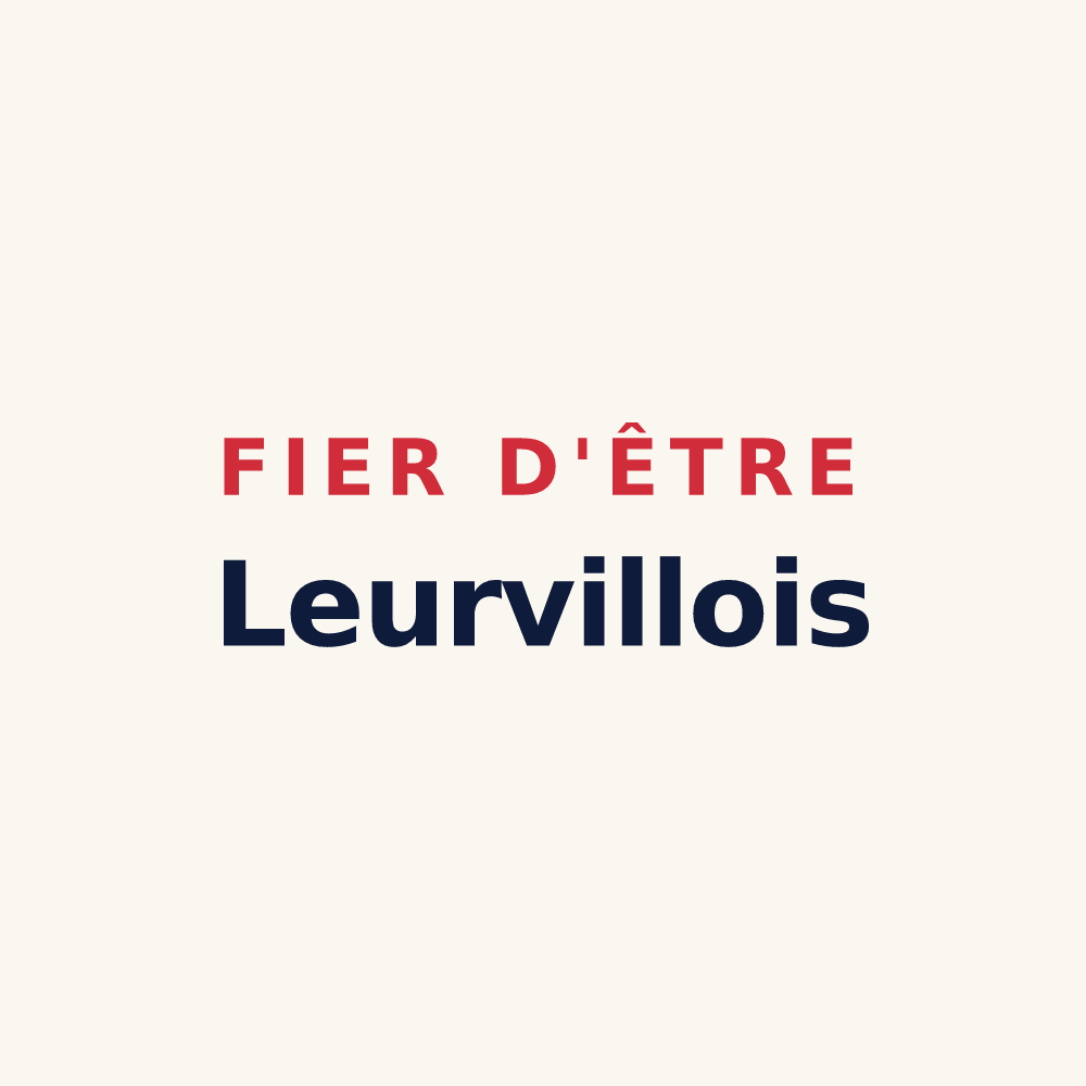 Tasse « Fier d'être Leurvillois » — design pour Leurville