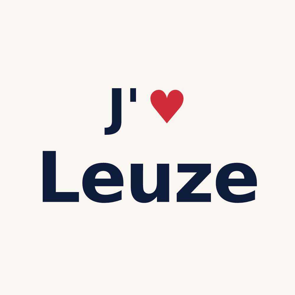 Tasse personnalisée Leuze — design J'aime Leuze