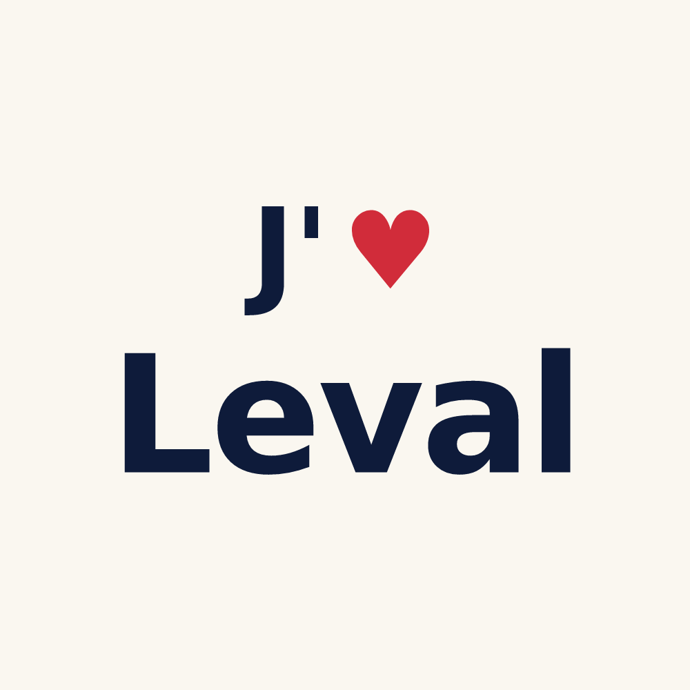 Tasse personnalisée Leval — design J'aime Leval