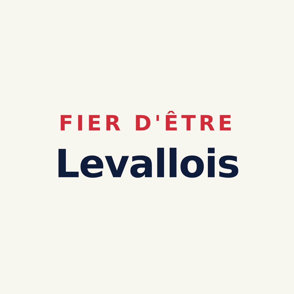 Tasse « Fier d'être Levallois » — design pour Leval