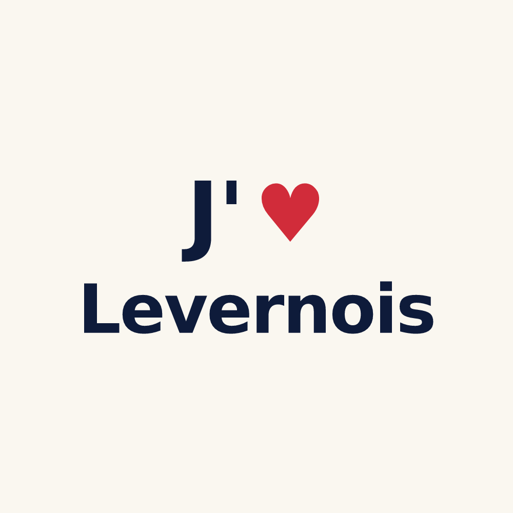 Tasse personnalisée Levernois — design J'aime Levernois