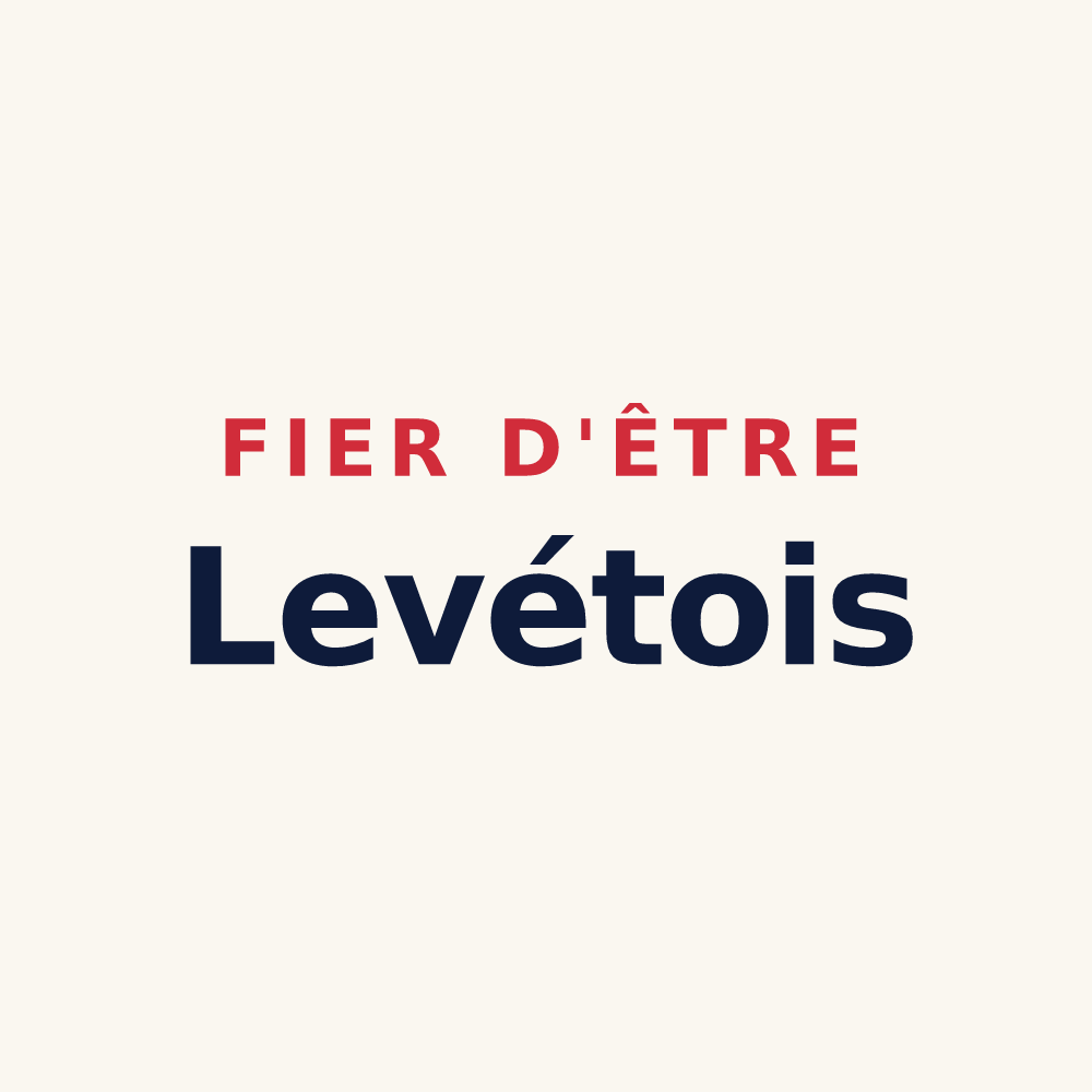 Tasse « Fier d'être Levétois » — design pour Levet