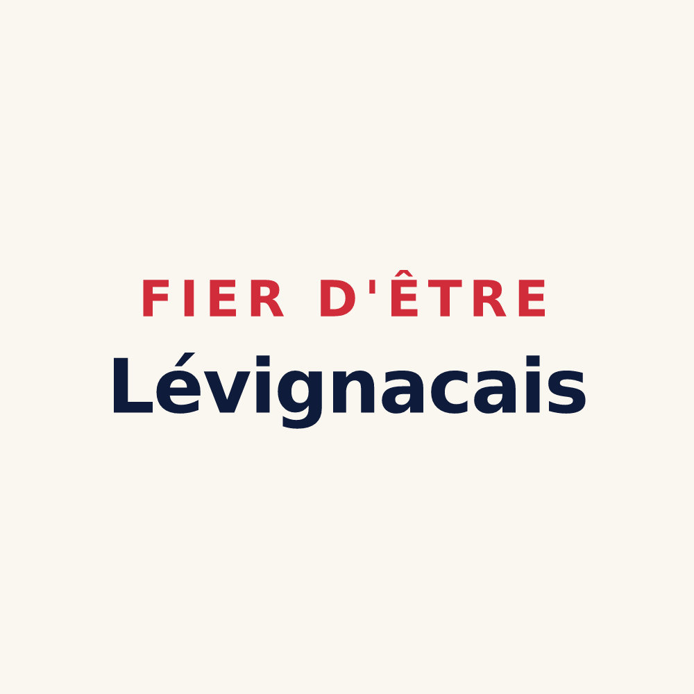 Tasse « Fier d'être Lévignacais » — design pour Lévignac-de-Guyenne