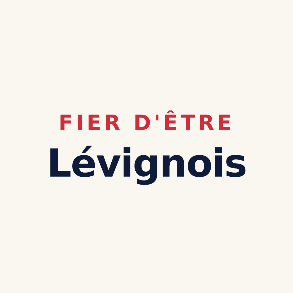 Tasse « Fier d'être Lévignois » — design pour Lévigny