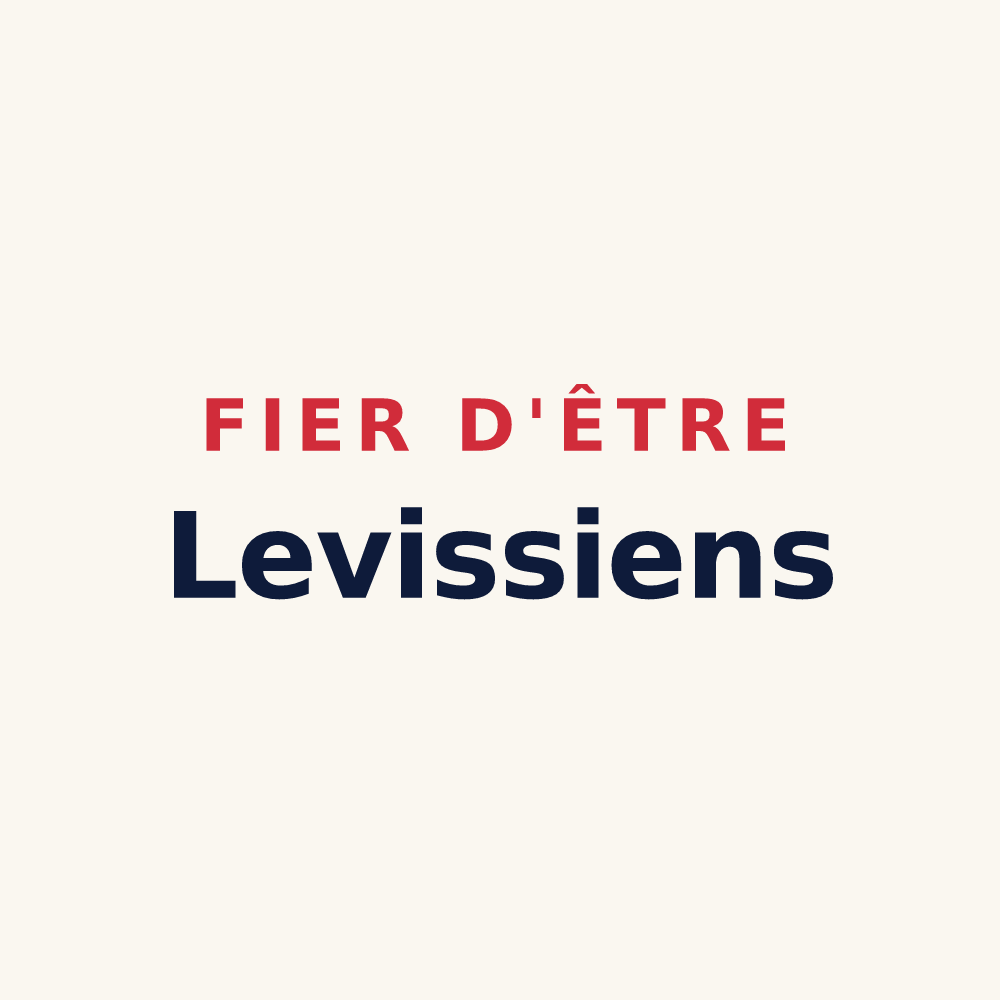 Tasse « Fier d'être Levissiens » — design pour Lévis-Saint-Nom