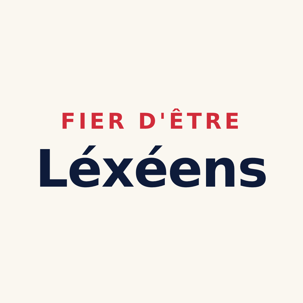 Tasse « Fier d'être Léxéens » — design pour Lexy