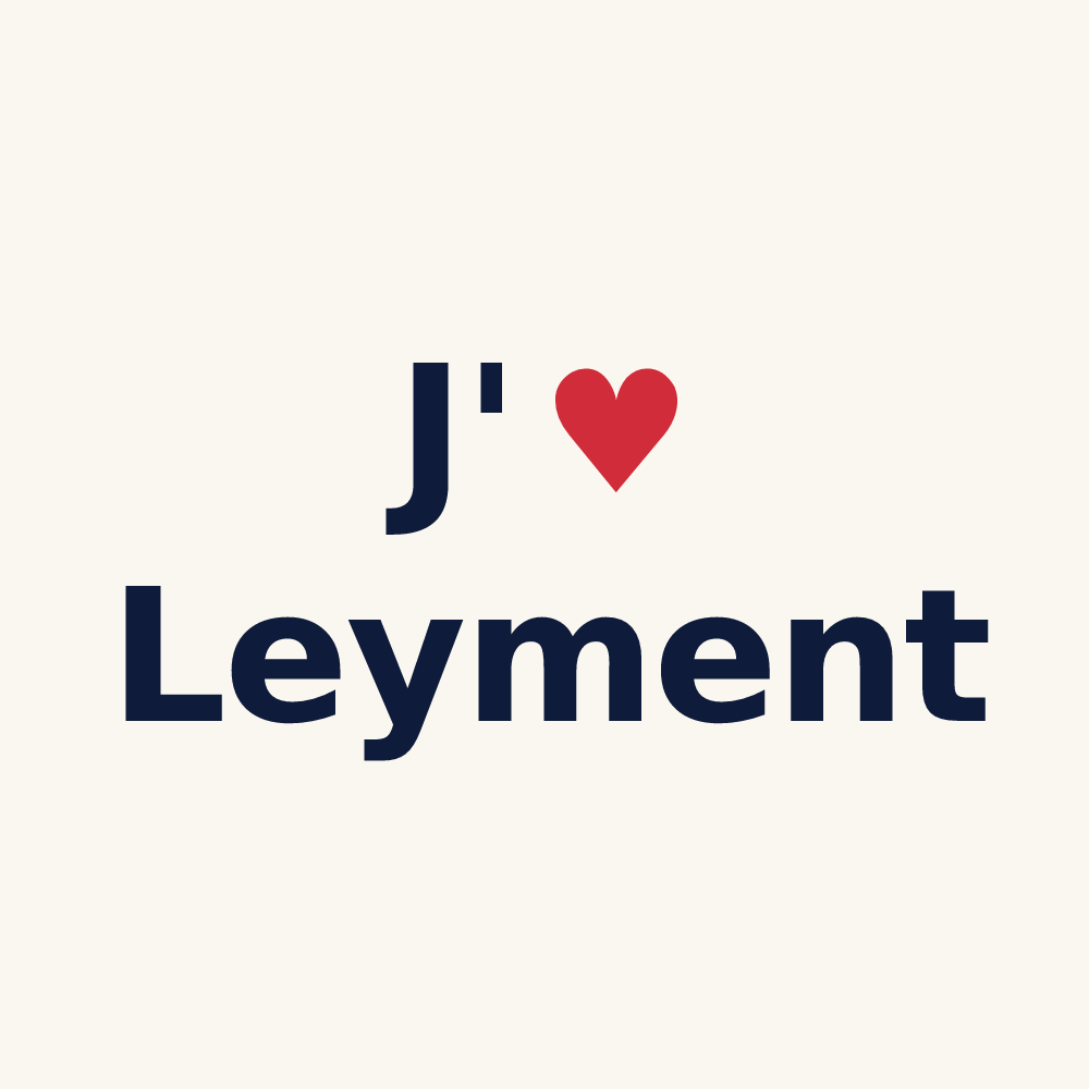 Tasse personnalisée Leyment — design J'aime Leyment
