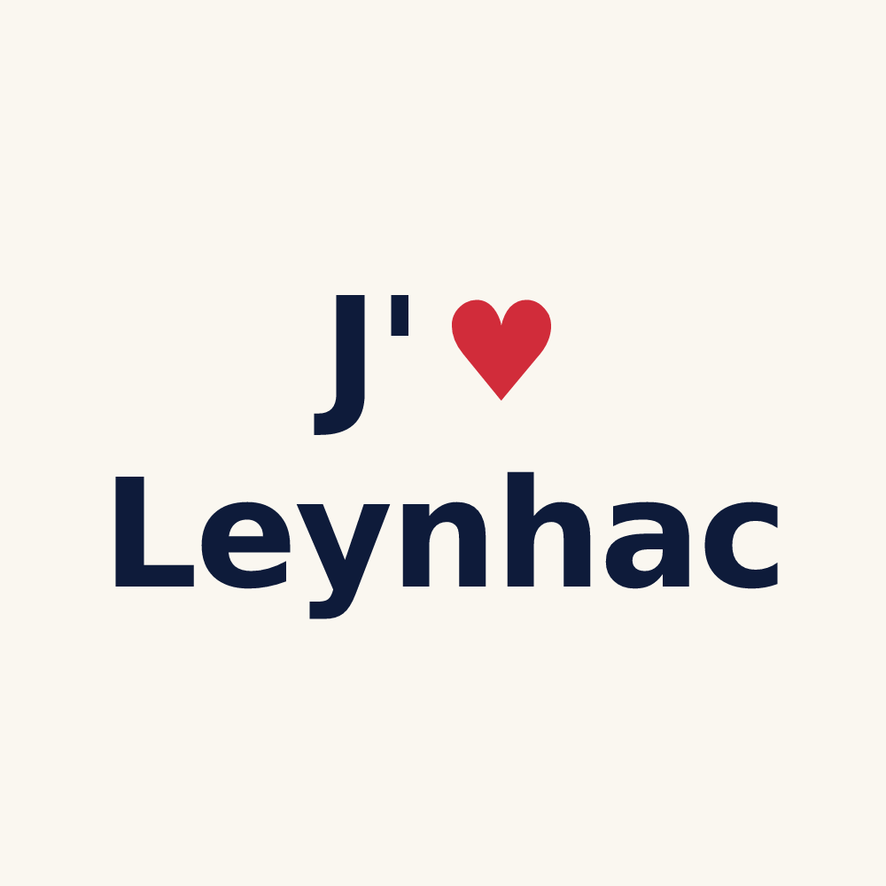 Tasse personnalisée Leynhac — design J'aime Leynhac