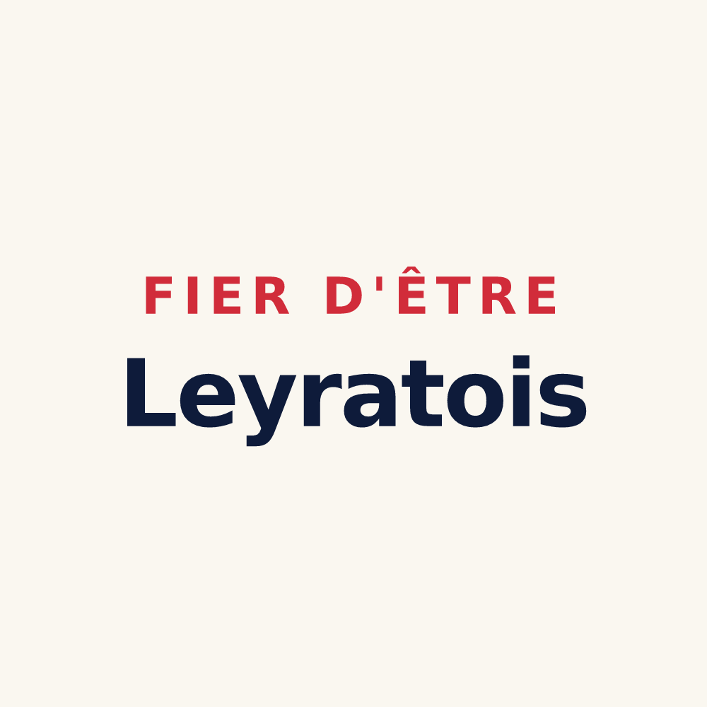 Tasse « Fier d'être Leyratois » — design pour Leyrat