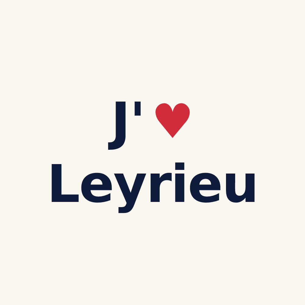 Tasse personnalisée Leyrieu — design J'aime Leyrieu